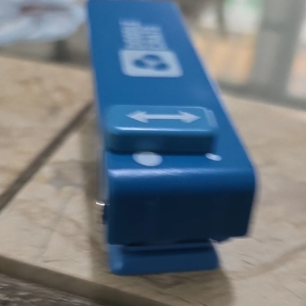 Blue Doodle Crate Hole Punch - Adjustable for 2 Sizes